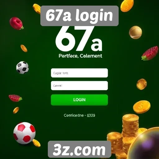 67a login apresenta novas funcionalidades para jogadores